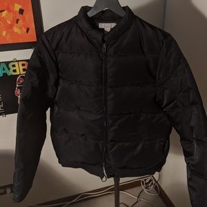 J Crew Black Duck Down Feather Winter Coat